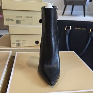 Michael Kors Sleek Black Ankle Booties, Keke Bootie